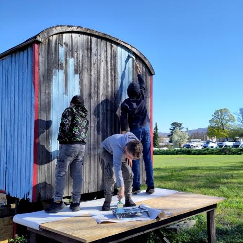 Bauwagen (c) Pauline Krier Bauwagen