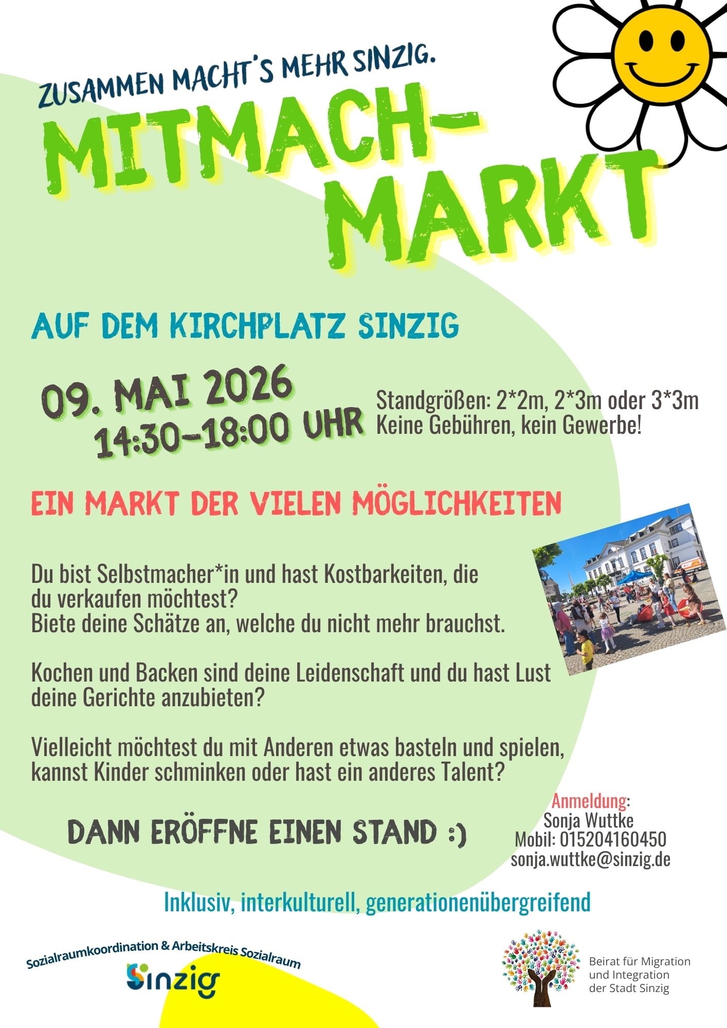 Mitmach-Markt 2026 Mitmach-Aufforderung (c) Stadt Sinzig Mitmach-Markt 2026 Mitmach-Aufforderung